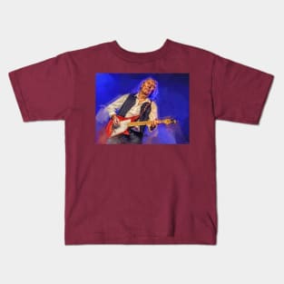 Albert Lee Virtuoso Guitar Player Kids T-Shirt